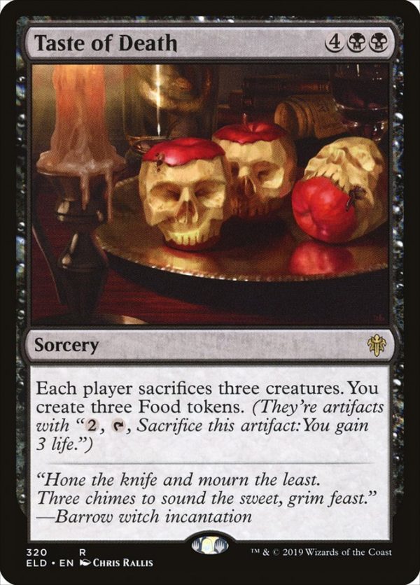 Taste of Death [Throne of Eldraine] For Discount