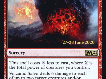 Volcanic Salvo  [Core Set 2021 Prerelease Promos] Online Sale