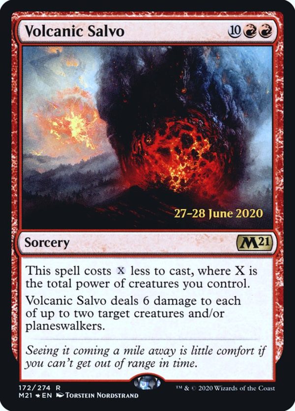 Volcanic Salvo  [Core Set 2021 Prerelease Promos] Online Sale