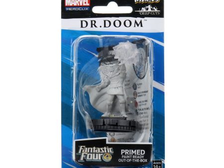 Marvel HeroClix Deep Cuts Unpainted Miniatures: Dr. Doom on Sale