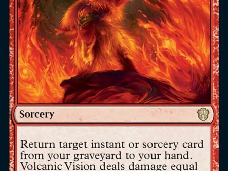 Volcanic Vision [Commander 2021] Hot on Sale