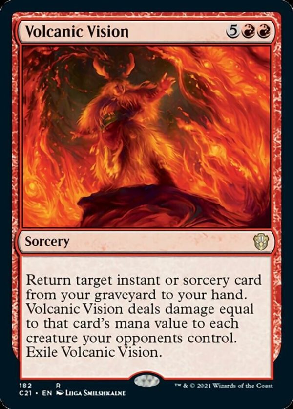 Volcanic Vision [Commander 2021] Hot on Sale