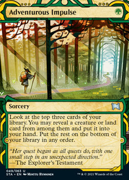 Adventurous Impulse (Etched Foil) [Strixhaven Mystical Archive] Sale