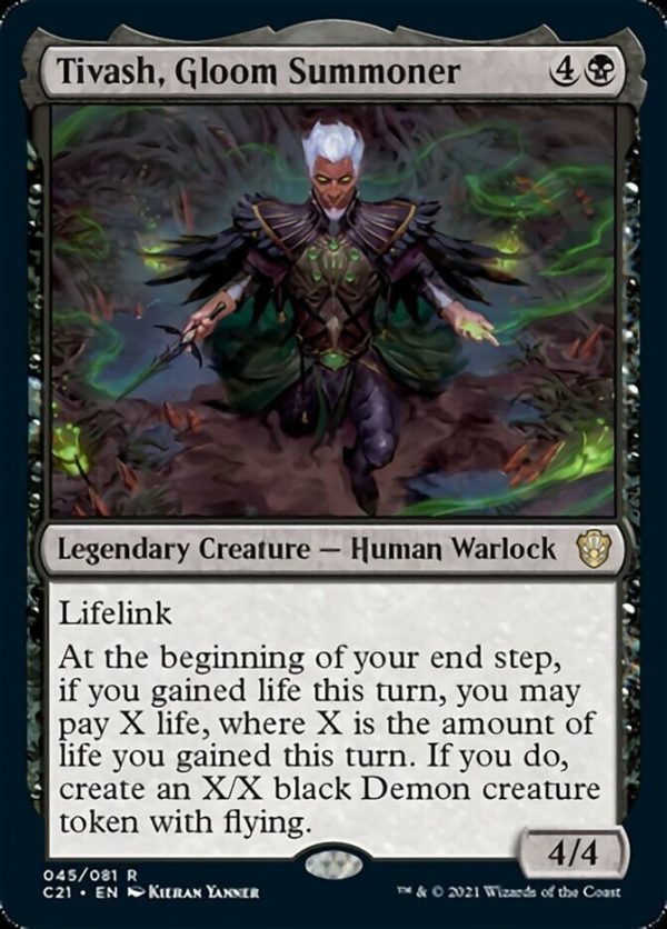 Tivash, Gloom Summoner [Commander 2021] Online Hot Sale