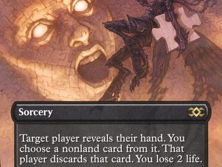 Thoughtseize (Borderless) [Double Masters] Online Hot Sale