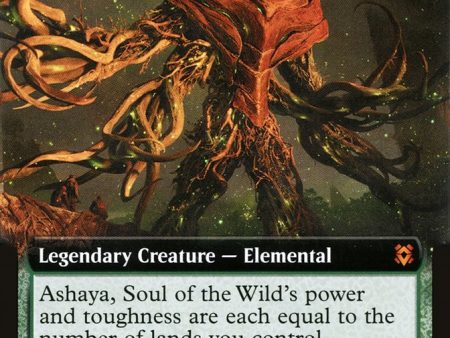 Ashaya, Soul of the Wild (Extended Art) [Zendikar Rising] Sale