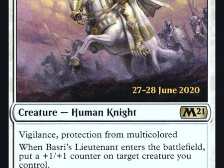 Basri s Lieutenant  [Core Set 2021 Prerelease Promos] Hot on Sale