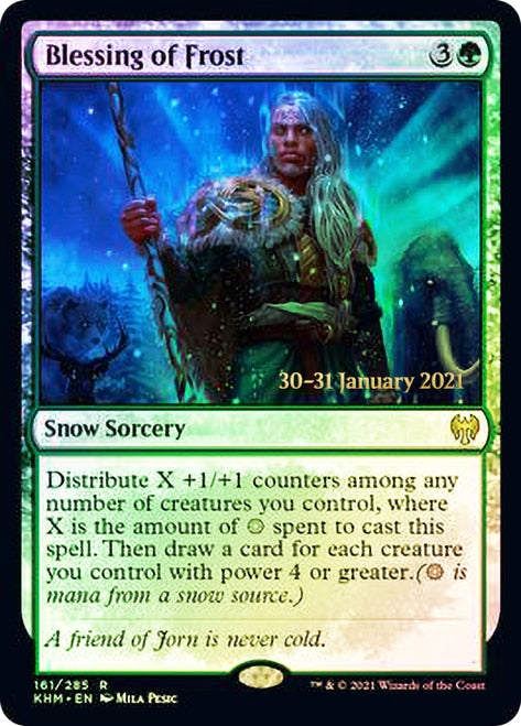 Blessing of Frost  [Kaldheim Prerelease Promos] Sale