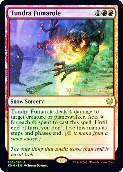 Tundra Fumarole  [Kaldheim Prerelease Promos] Online Hot Sale