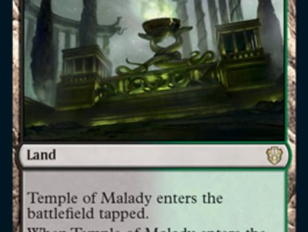 Temple of Malady [Commander 2021] Hot on Sale