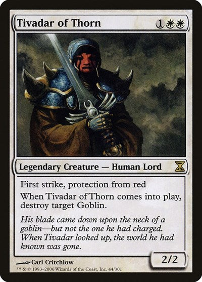 Tivadar of Thorn [Time Spiral] For Cheap