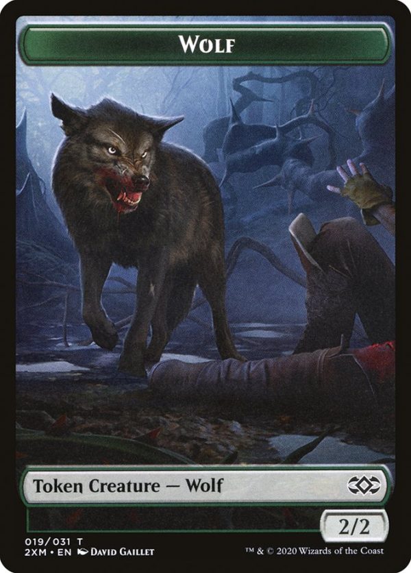 Wolf Token [Double Masters] For Discount