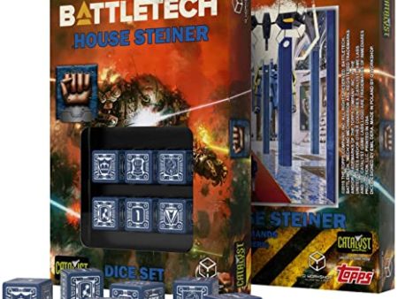 BattleTech: House Steiner D6 Dice Set (6) Online