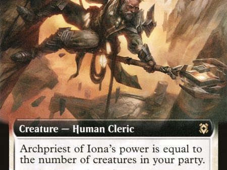 Archpriest of Iona (Extended Art) [Zendikar Rising] Online now