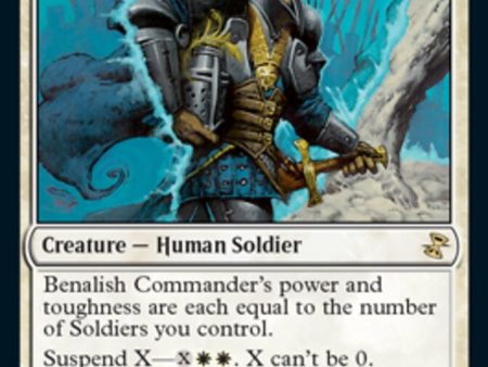 Benalish Commander [Time Spiral Remastered] Discount