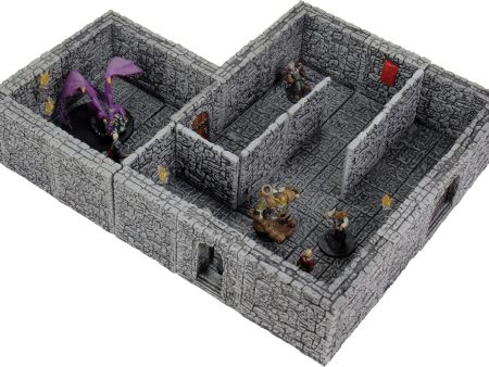 WarLock Tiles: Dungeon Tiles II - Full Height Stone Walls For Cheap