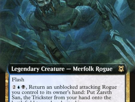 Zareth San, the Trickster (Extended Art) [Zendikar Rising] Online