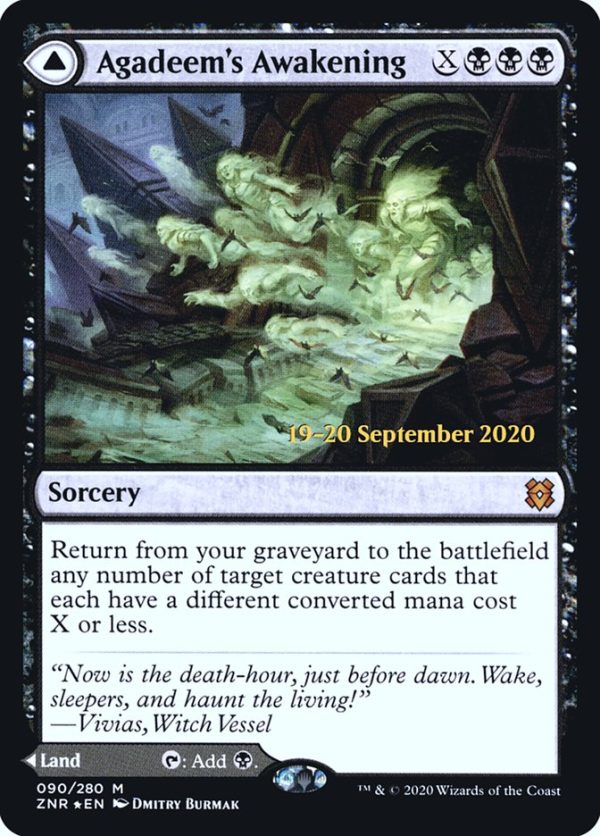 Agadeem s Awakening    Agadeem, the Undercrypt  [Zendikar Rising Prerelease Promos] Cheap