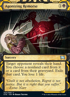 Agonizing Remorse (Etched Foil) [Strixhaven Mystical Archive] Supply