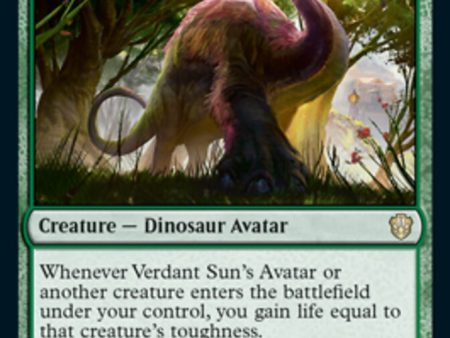 Verdant Sun s Avatar [Commander 2021] Sale