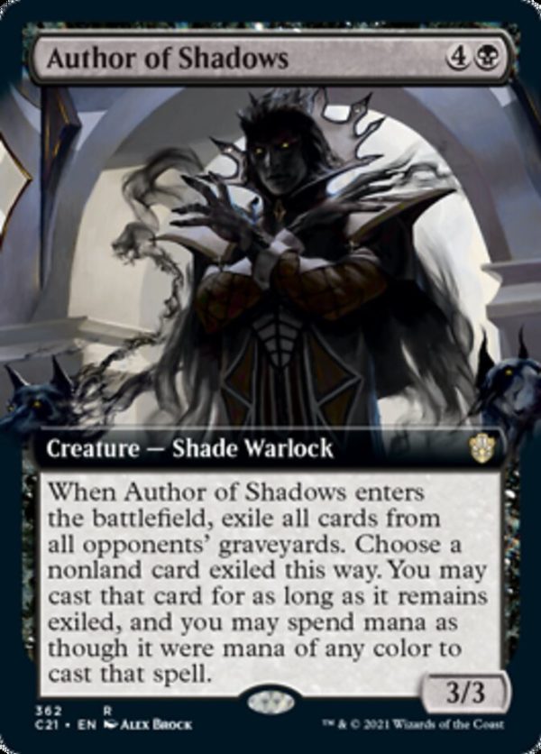 Author of Shadows (Extended) [Commander 2021] For Sale