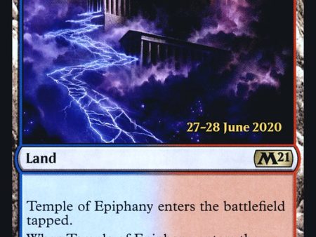 Temple of Epiphany  [Core Set 2021 Prerelease Promos] Online Hot Sale