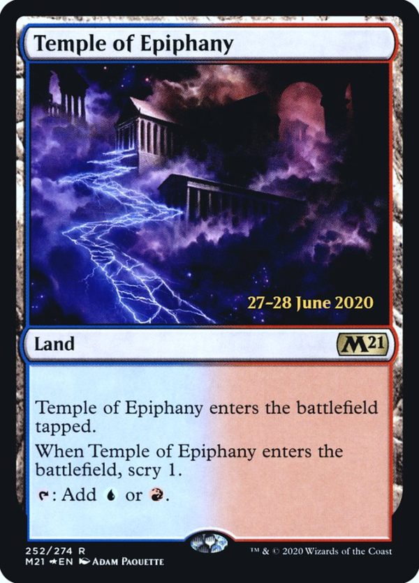 Temple of Epiphany  [Core Set 2021 Prerelease Promos] Online Hot Sale