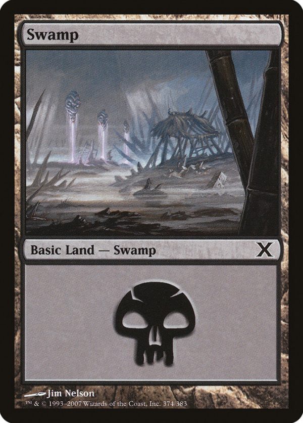 Swamp (374) [Tenth Edition] For Sale