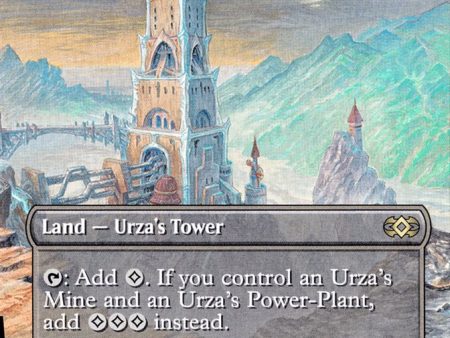 Urza s Tower (Borderless) [Double Masters] Online Hot Sale