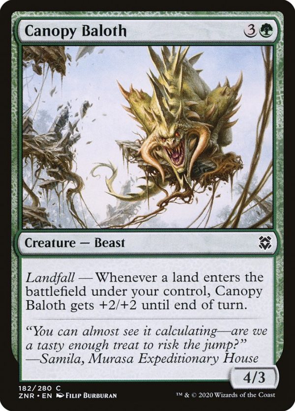 Canopy Baloth [Zendikar Rising] For Discount