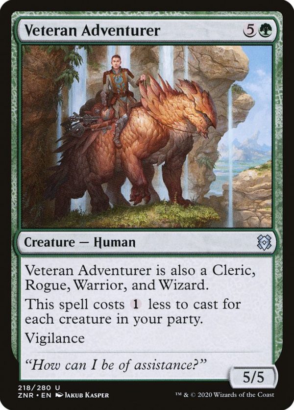 Veteran Adventurer [Zendikar Rising] Online now