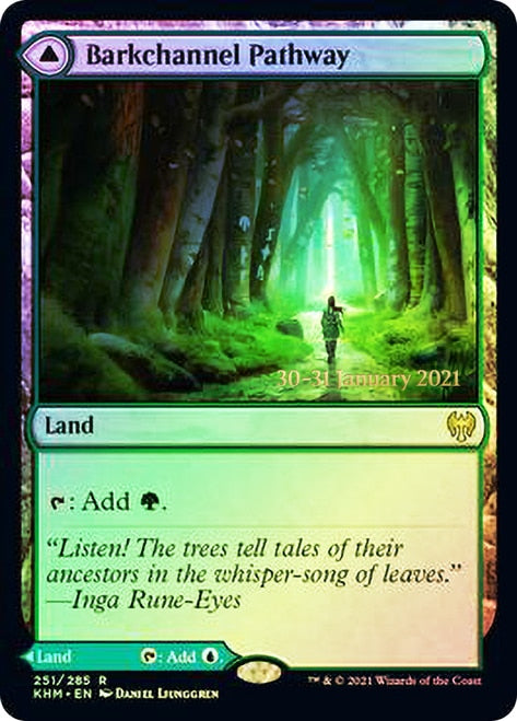 Barkchannel Pathway    Tidechannel Pathway  [Kaldheim Prerelease Promos] Online now