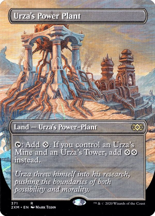 Urza s Power Plant (Borderless) [Double Masters] Online now