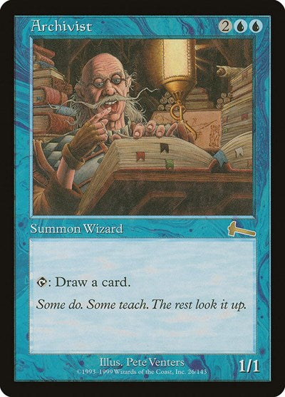 Archivist [Urza s Legacy] For Sale