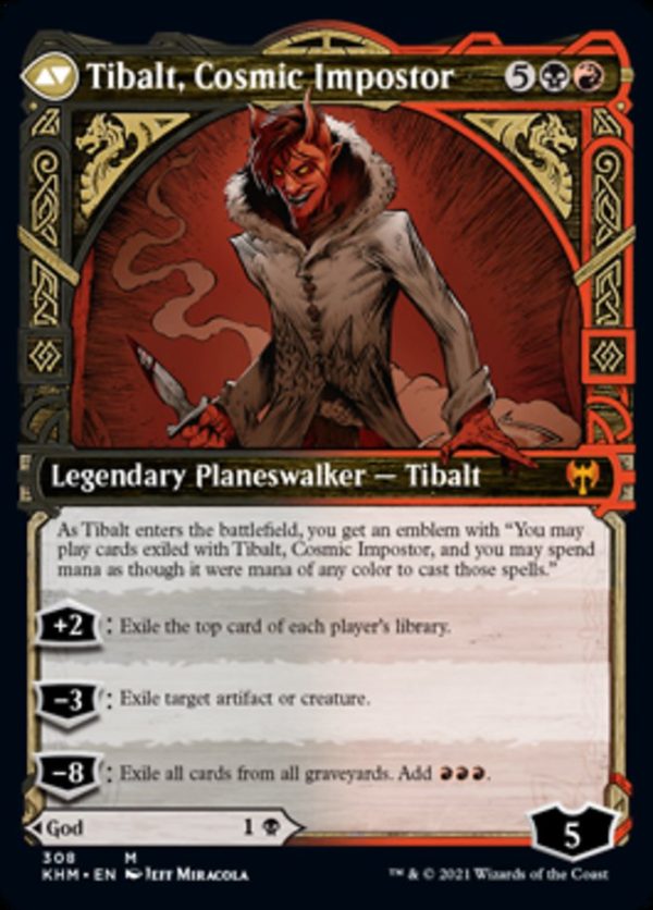 Valki, God of Lies    Tibalt, Cosmic Impostor (Showcase) [Kaldheim] Cheap