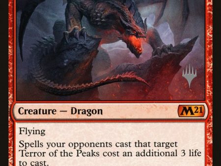 Terror of the Peaks (Promo Pack) [Core Set 2021 Promos] For Discount