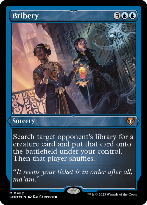 Bribery (Foil Etched) [Commander Masters] Fashion