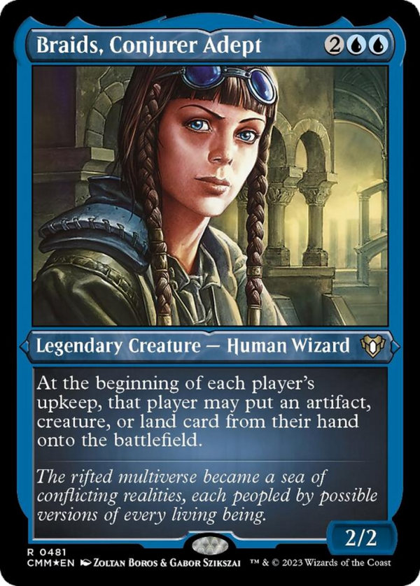 Braids, Conjurer Adept (Foil Etched) [Commander Masters] Online now