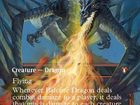 Balefire Dragon (Borderless Alternate Art) [Commander Masters] Sale